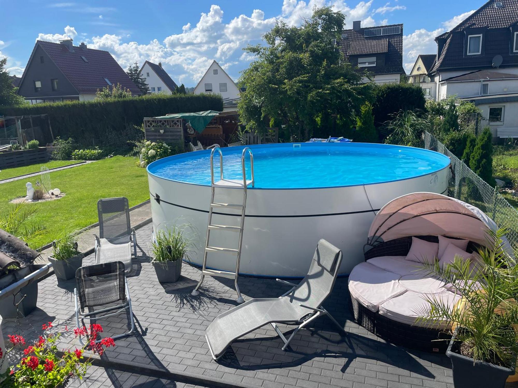 Kleine Gemuetliche Einliegerwohnung Mit Garten Und Pool Nordstemmen Extérieur photo